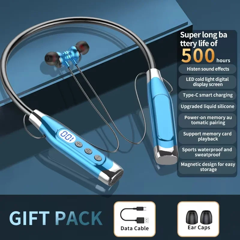 TWS Headphones Earbuds Earphones Earhook, Ecouteurs Bluetooth 5.49 sans Fil Casque Audio avec Haut-parleurs dynamiques de, avec microphone, Son stéréo immersif, 28h d'Autonomie pour Sport, entraînement, Yoga, Extérieur