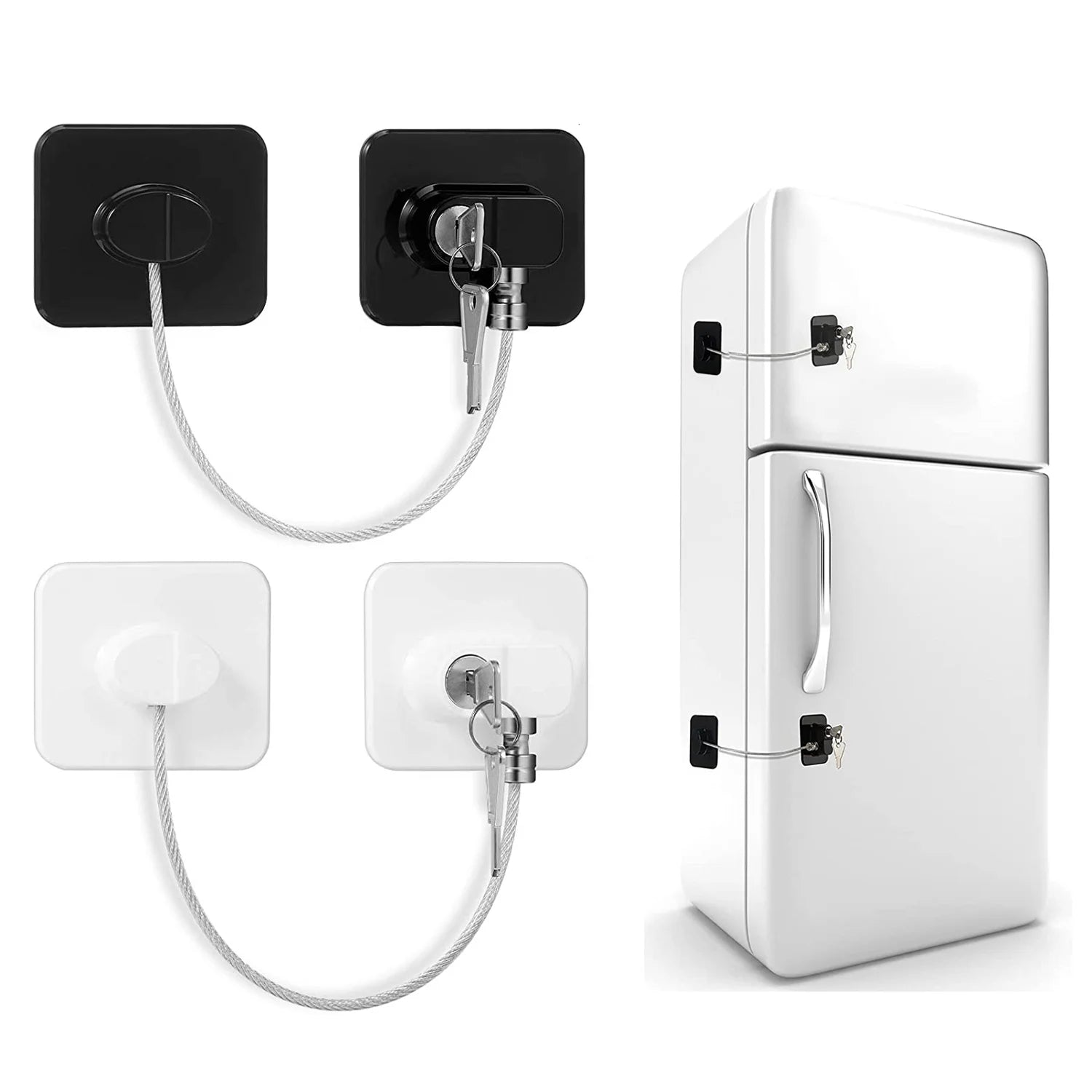 Serrure de réfrigérateur de sécurité pour bébé avec code HTML, serrures d'armoire de sécurité pour bébé, serrures de porte de Cisco coulissantes, 1PC