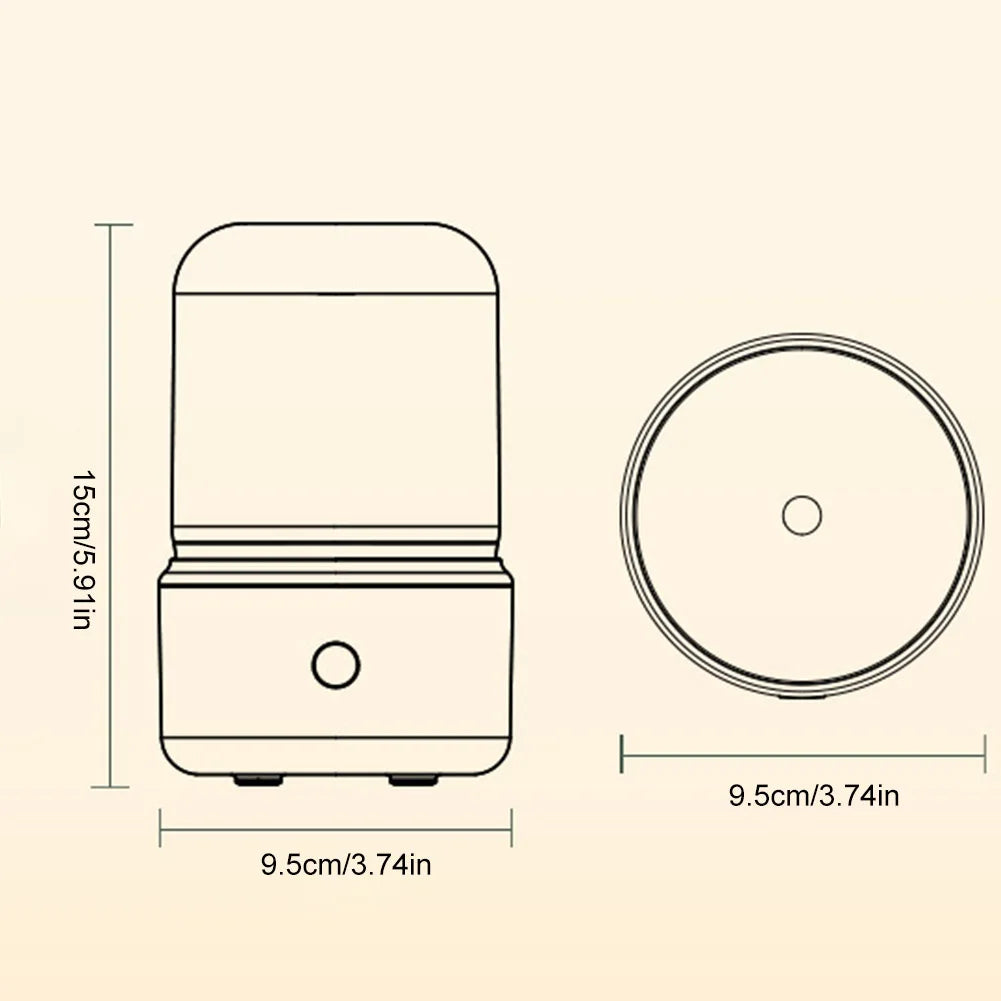 Diffuseur d'aromathérapie, humidificateur à brume fraîche et légère, diffuseur Portable à arrêt automatique, diffuseur d'arôme Compact pour la décoration de la maison