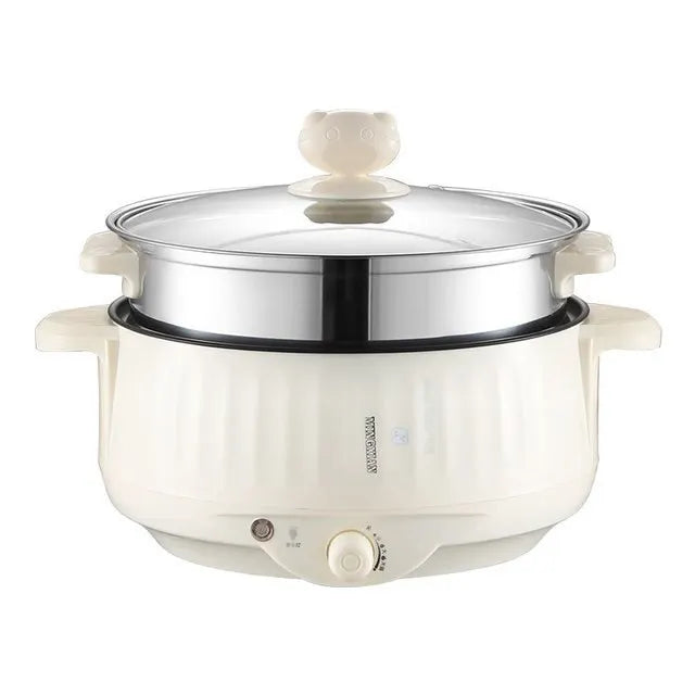 Cuiseurs électriques multifonctions simple/Double couche 1-2 personnes poêle antiadhésive domestique marmite cuiseur à riz appareils de cuisson