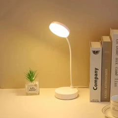 LED Table Lamp, 3 Levels, Dimmable, Wireless, Touch-Sensitive LED Desk Lamp, Night Light, USB Rechargeable Touch Lamp for Bedroom, Study, Office