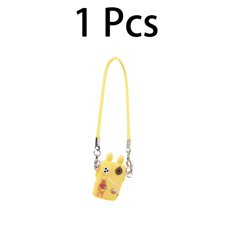 Pour Labubu accessoires pour Crybaby accessoires Style dessin animé appareil photo téléphone sac en peluche poupée accessoires pendentif ventilateur cadeau d'anniversaire