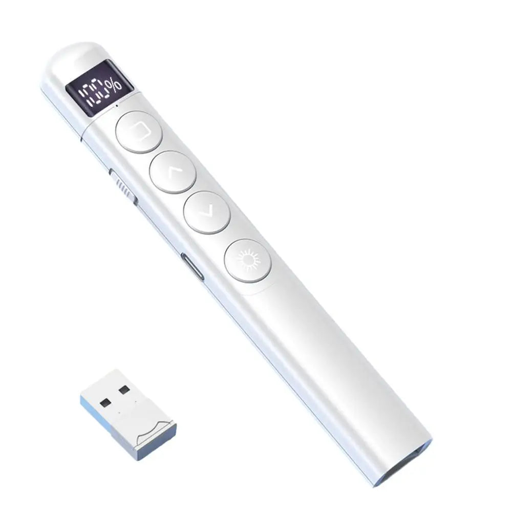 Wireless presentation pen with infrared remote control, USB laser pointer, PPT page turner, PowerPoint slide budget