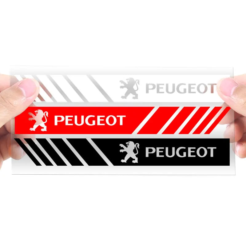Bandes de course à rayures en PVC pour voiture, autocollants pour rétroviseur, Badge pour Peugeot 608 107 BB1 HX1 Partner 3008 4008 2008 5008 4007 6008