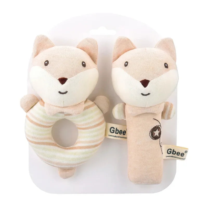Hochets pour bébé doux dessin animé mignon en peluche animaux hochets jouets enfant clochettes éducatives doux enfant en bas âge bébé confort jouets игрушки для