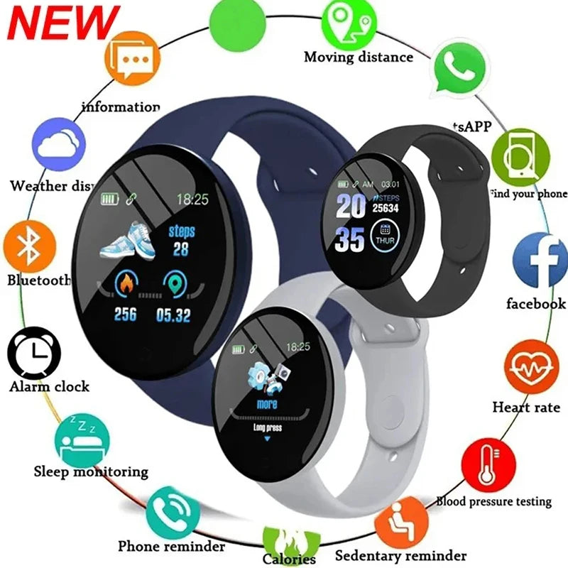 2025 New D18 Multifunctional Smart Watch for Women, Bluetooth Connected Phone, Music, Fitness, Sports Bracelet, Sleep Monitor Smartwatch