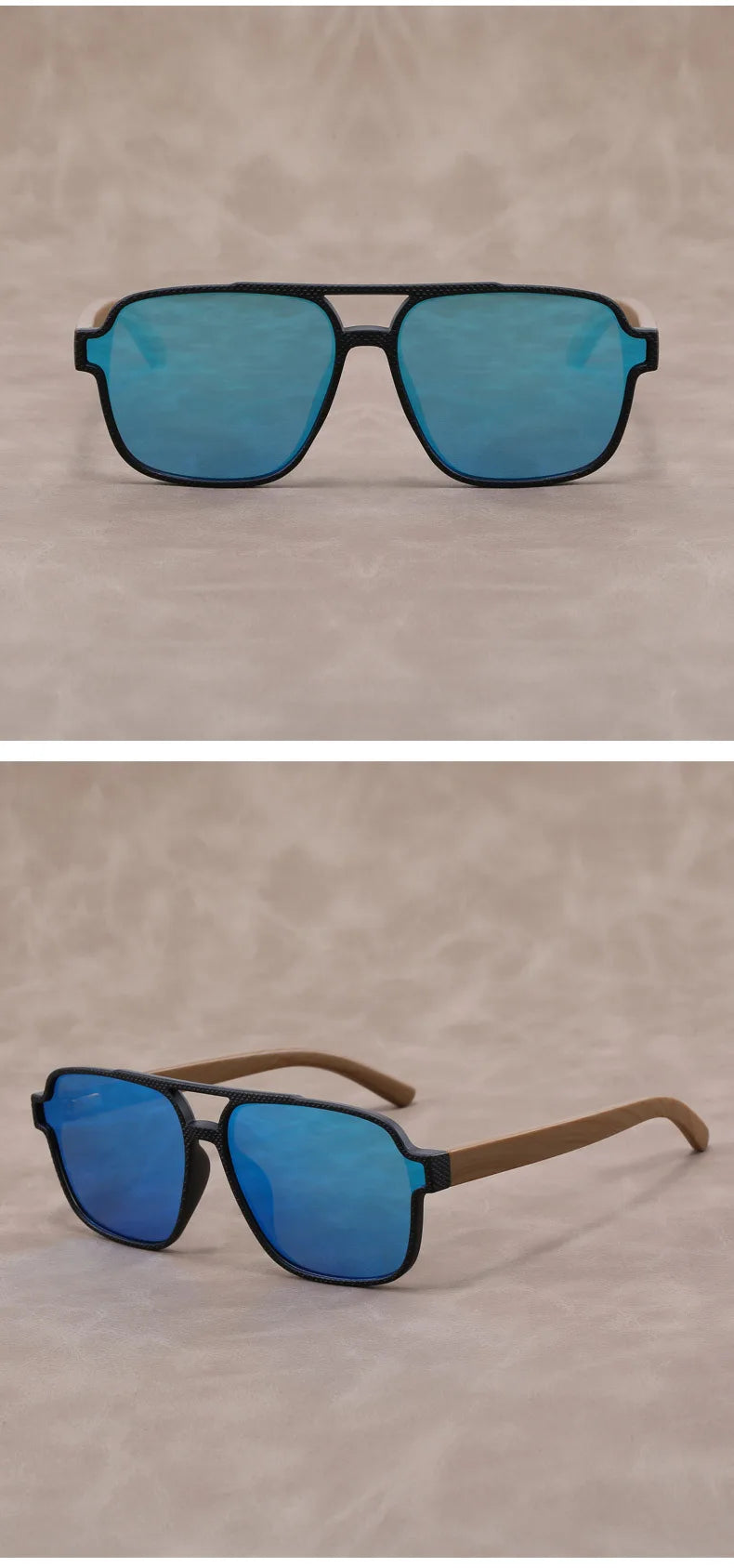 Lunettes de soleil à Grain de bois pour hommes lunettes de soleil à Grain de bois lunettes pour hommes lunettes polarisantes lunettes de Protection UV