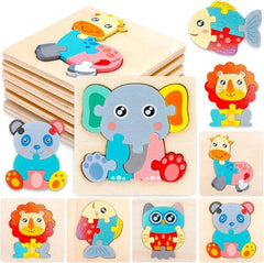 Ensemble de Puzzle en bois Montessori pour tout-petits, jeux pour bébés et enfants, jouets éducatifs et d'apprentissage de l'intelligence de 1 2 3 4 ans