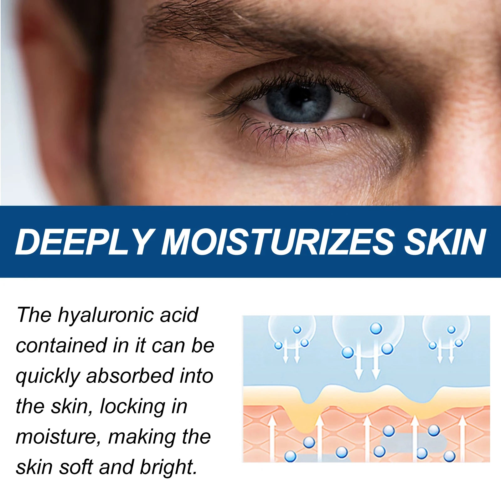 Crème pour le visage au rétinol pour hommes, raffermissante, éclaircissante, estompe les ridules, Anti-poches, hydratante, nourrissante, soins pour la peau du visage