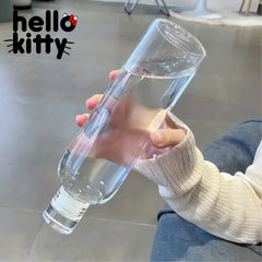 Hello Kitty bouteille d'eau haute capacité bouteille de Sport de mode bouteilles de voyage portables Fitness en plein air Sport bouteille de boisson enfant