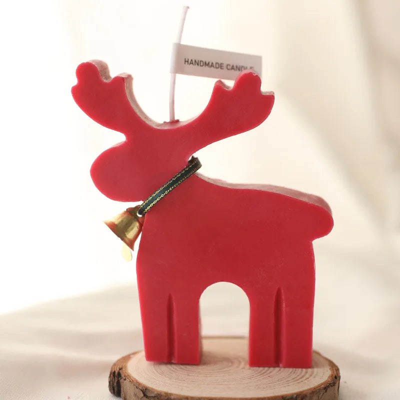 Christmas candles, scented deer candles, home decoration, scented candles, Merry Christmas, giving a festive gift for the home, New Year's