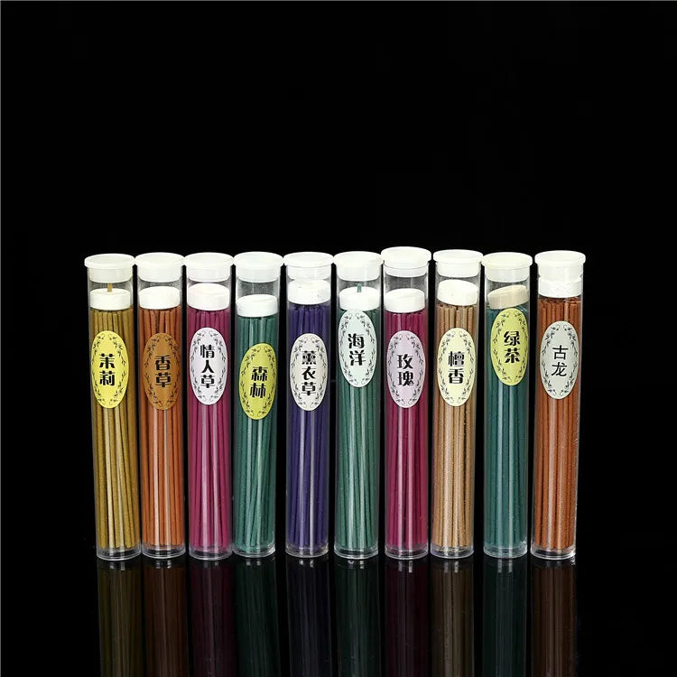 Bâton d'encens naturel fait à la main, bâtons d'aromathérapie, 50 bâtons par boîte, bois de santal, lavande, méditation, encens de chambre à coucher