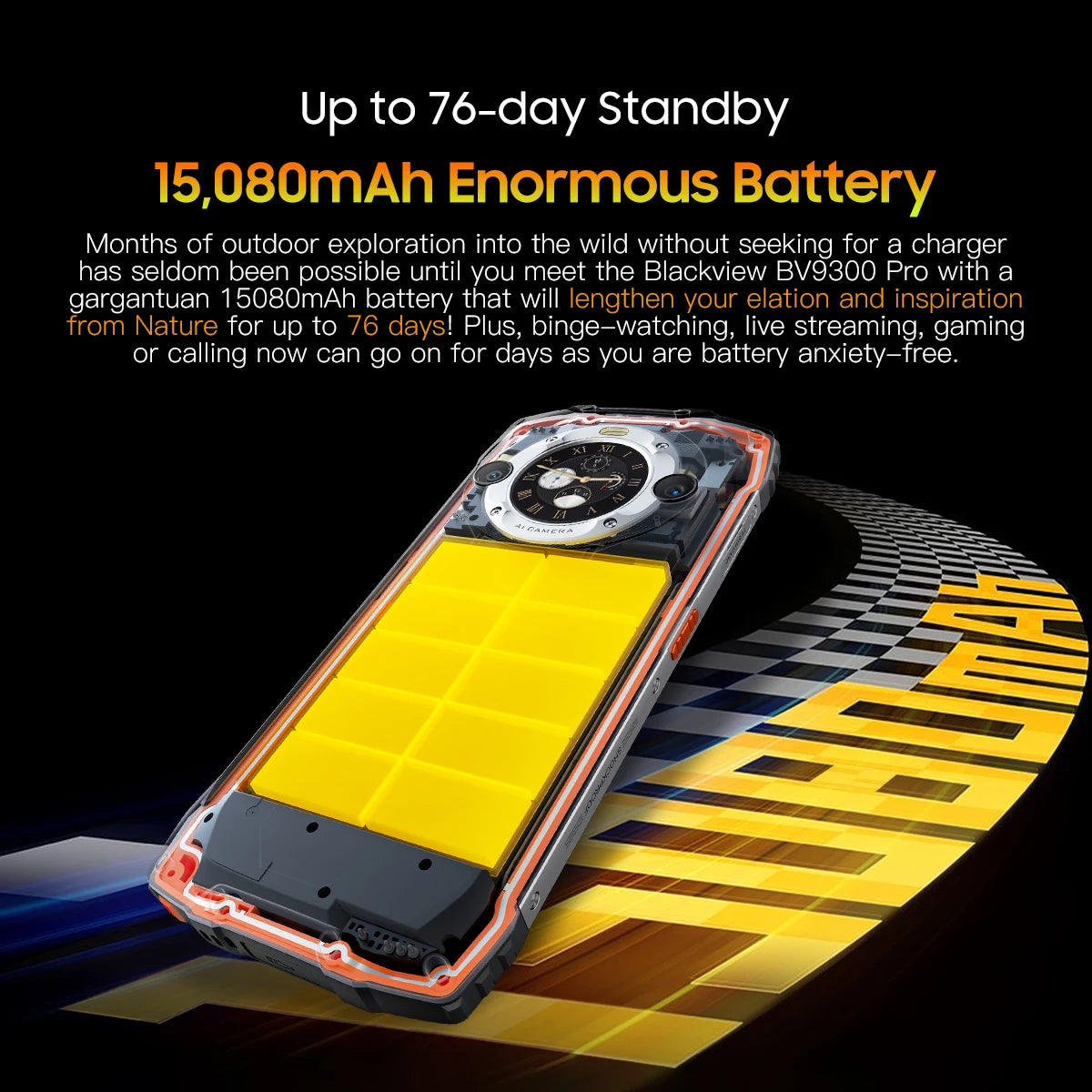 Blackview-Smartphone robuste BV9300 PRO, téléphone portable Android 13, Helio G99, 8 Go de RAM, 12 Go de RAM, affichage des touristes, première mondiale