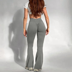 Taille haute entraînement Yoga Leggings Fitness bout à bout Scrunch fesses sport pantalons de gymnastique femmes