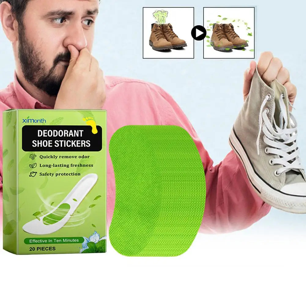 Chaussures déodorant Patch Sneaker odeur pied frais Anti-odeur absorbant la sueur respirant antibactérien stérilisation semelle intérieure Invisible
