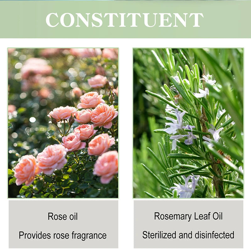 Inhibiteur capillaire anti-transpirant pour l'élimination des odeurs corporelles, effet longue durée, déodorant contre les odeurs de sueur, parfum de Rose frais et agréable, soins pour le corps