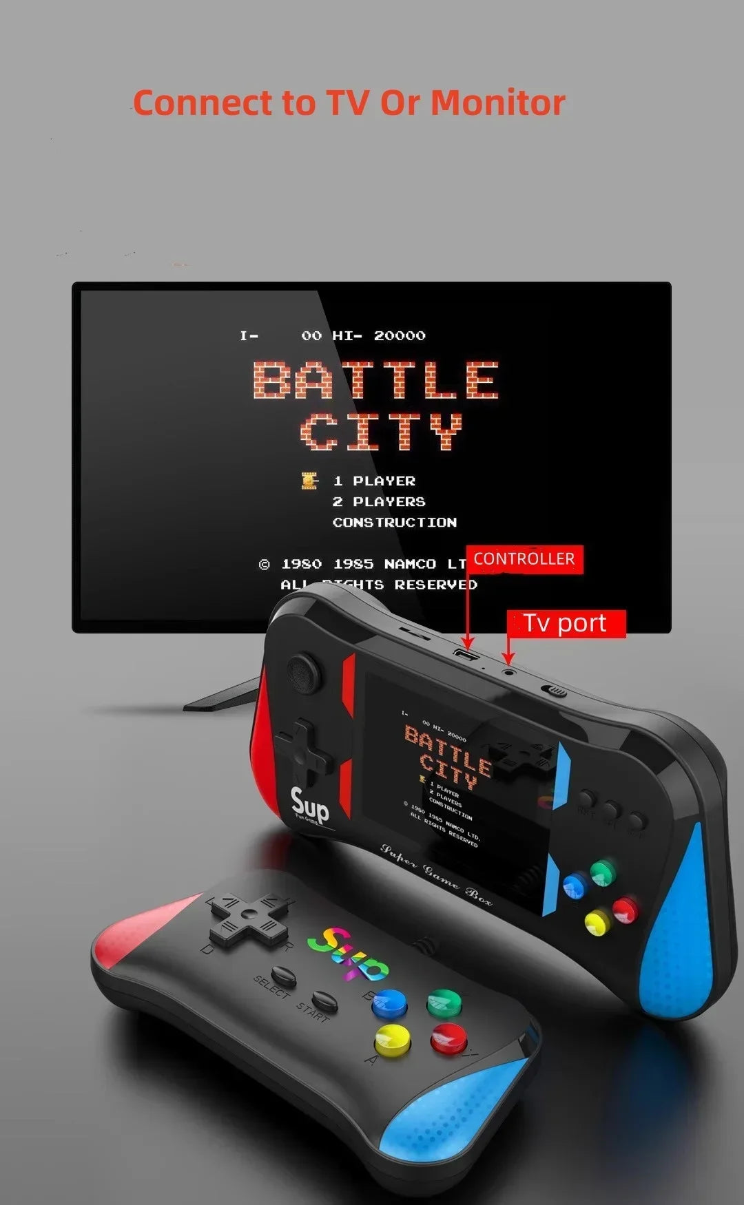 Palm Retro Old Game Console pour enfants, machine de jeu, jouets pour enfants, pas déchiré, ic classique, MINI, X7M Playtation