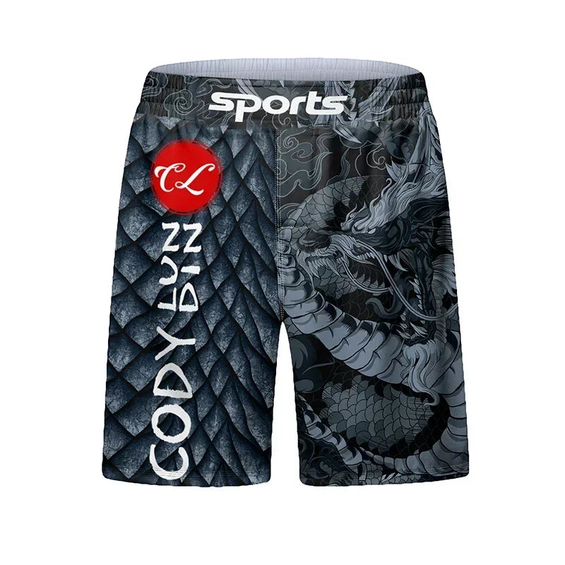 Vêtements de sport à compression pour enfants, survêtement de course pour garçons, ensemble t-shirt et pantalon Muay Thai, MMA BJJ Training Sportedly