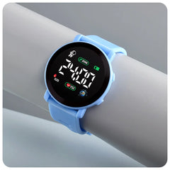 Ensemble de montres électroniques pour enfants, ensemble d'horloge numérique de Sport pour enfants, bracelet en Silicone, affichage LED, montre-bracelet pour filles et garçons