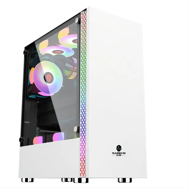 PC de jeu avec processeur A8-7680/512G SSD/16GB RAM 3200 mo DDR3/Windows 11 HD graphiques blanc pc gamer jeu mini pc