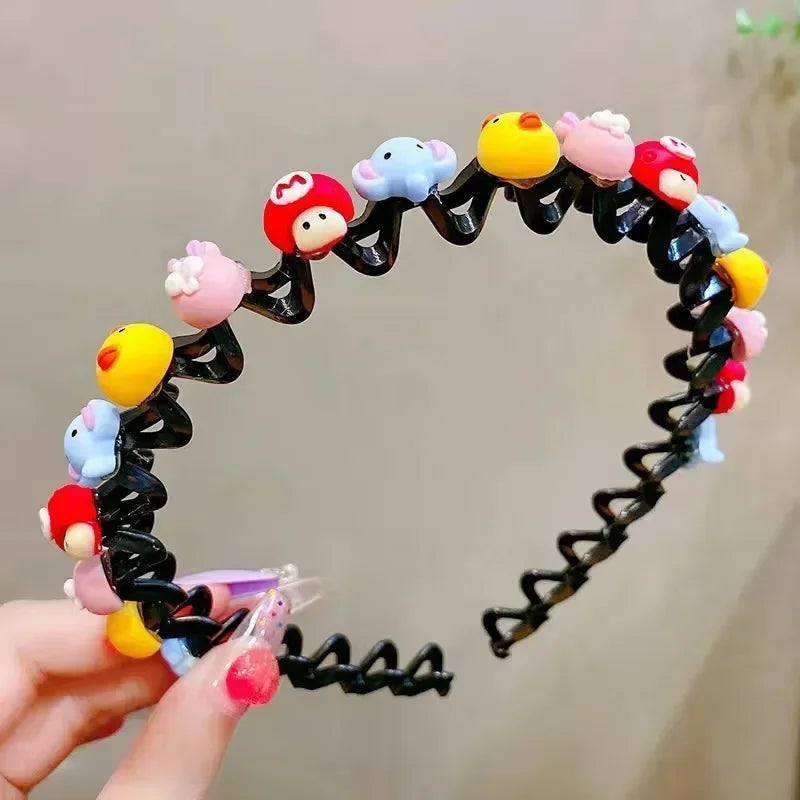 Accessoires de cheveux pour filles cravates bandeaux bande Bandeaux Scrunchie Bandana mode Haarband coréen diadème Cheveux Fille enfants mignon