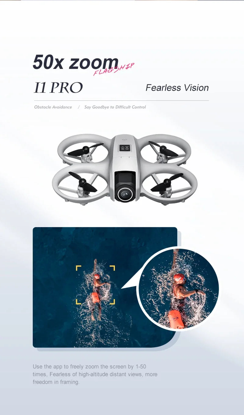 Xiaomi i1PRO Drone 8K HD caméra professionnelle 5G WIFI sans brosse FPV UAV avec écran télécommande évitement aérien UAV RC20000M