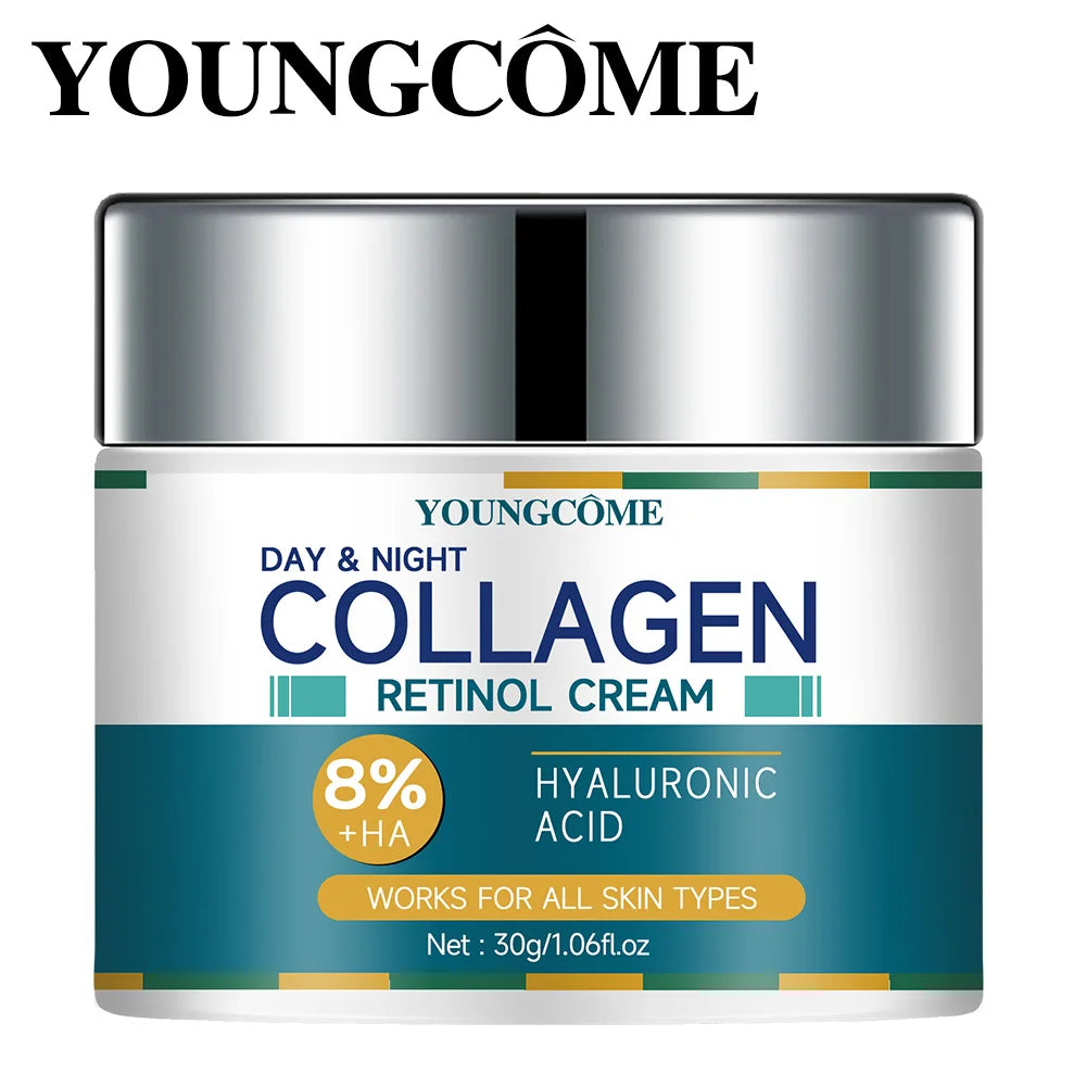 Crème au collagène qui hydrate en profondeur, nourrit la peau pour restaurer titut, anti-rides et vieillissement, rétrécit les pores