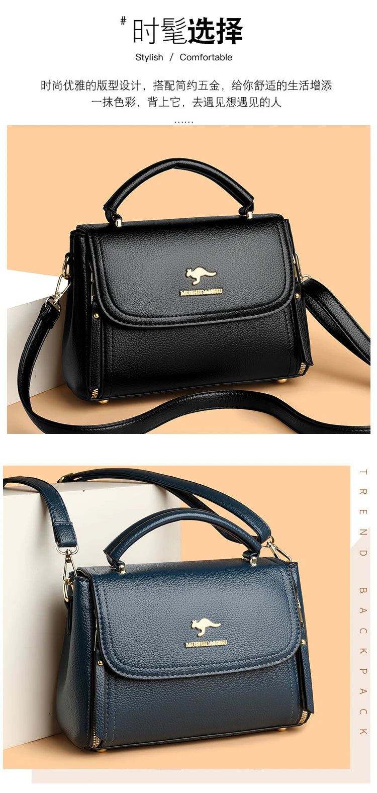 Women's soft leather top-handle bags, luxury design, insider messenger bags, high-quality handbags and purses, CommConsul Handbag 