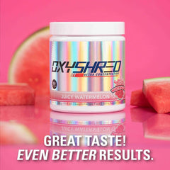 Poudre de pré-entraînement Oxyshred - Poudre de pré-entraînement avec L Glutamine et carnitine d'acétyl, boisson énergisante - Blast cosmique et mangue