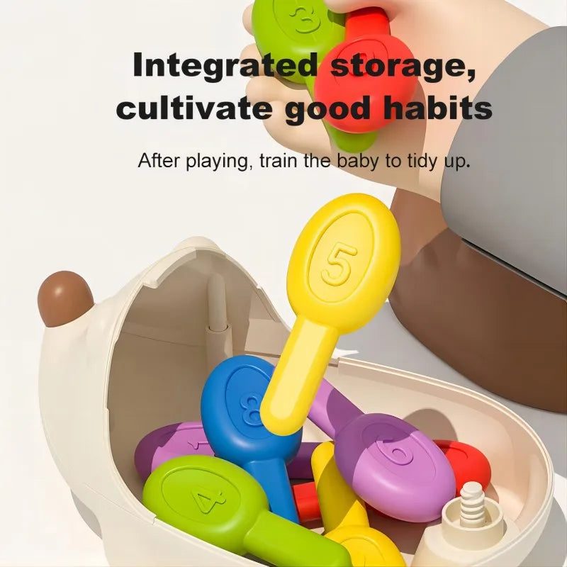 Jouets Montessori pour tout-petits, jouets sensoriels et motricité Fine pour enfants âgés de 18 mois, activités d'apprentissage, jeux éducatifs de hérisson