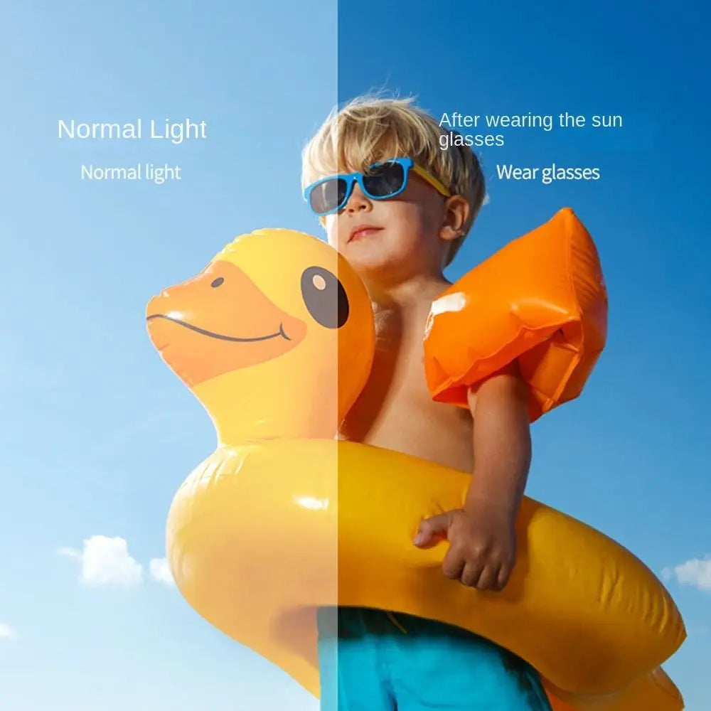 Lunettes de soleil pour enfants, lunettes de soleil de dessin animé à la mode, lunettes pour enfants bloquant les UV