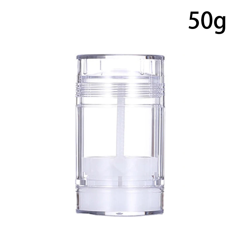 Tube déodorant rond torsadé fait à la main, 15/30/50/75g, remplissage du fond, bâton de Blush vide, bâton de remplissage, conteneur déodorant de voyage