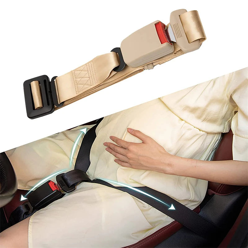 Ceinture de soutien du ventre de sécurité pour siège de voiture, pour femmes enceintes, mamans de maternité, protection du ventre pour bébé non-né, accessoires d'extension de réglage