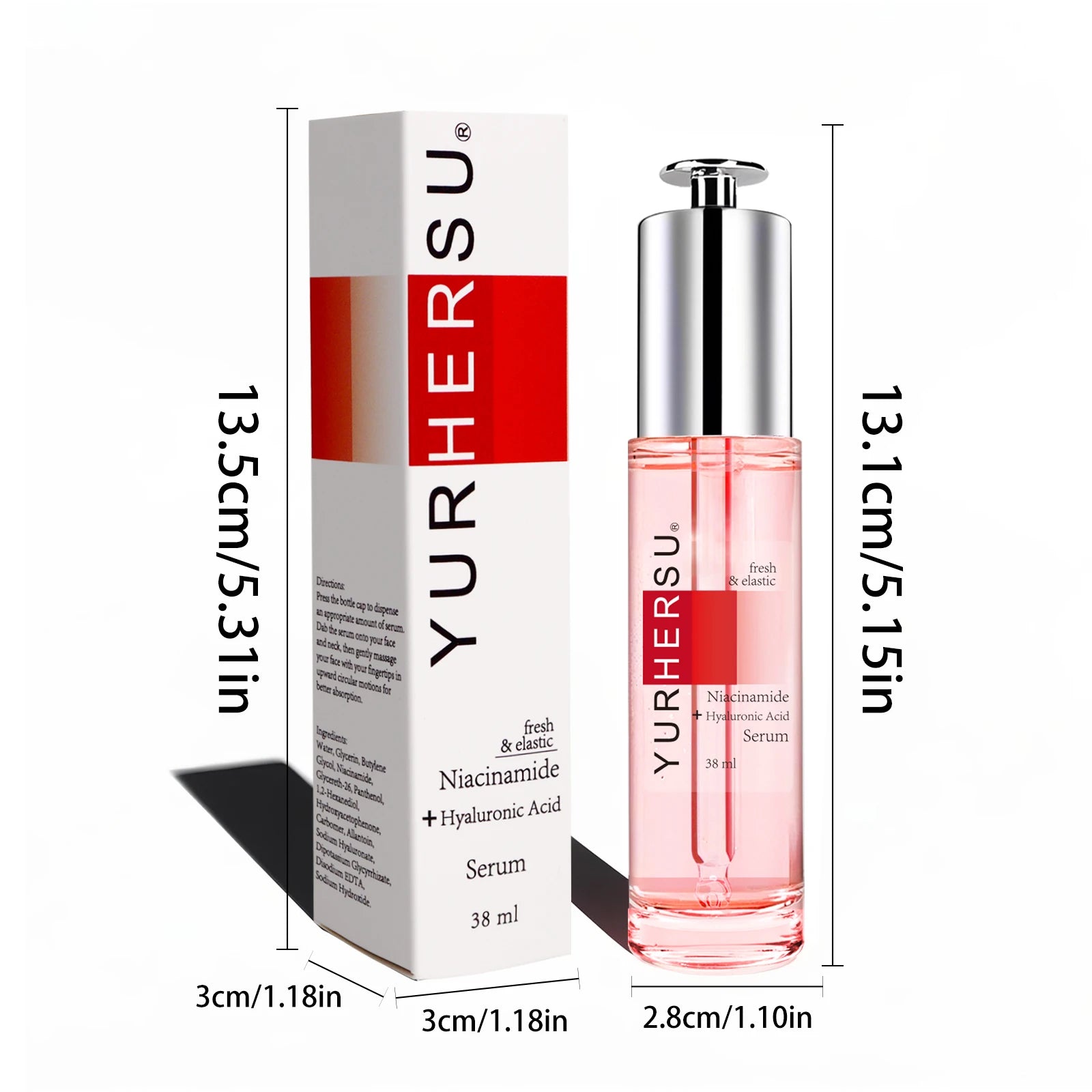Niacinamide Solution: a translucent and delicate feel, like before