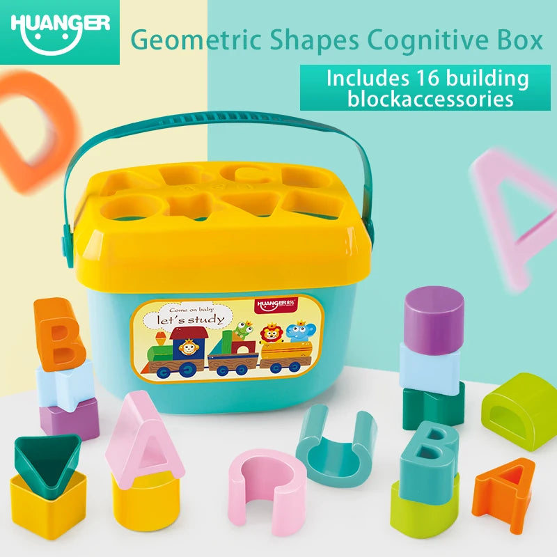 Puzzle jouet pour nourrissons et tout-petits, boîte d'association cognitive de couleur graphique pour éducation précoce