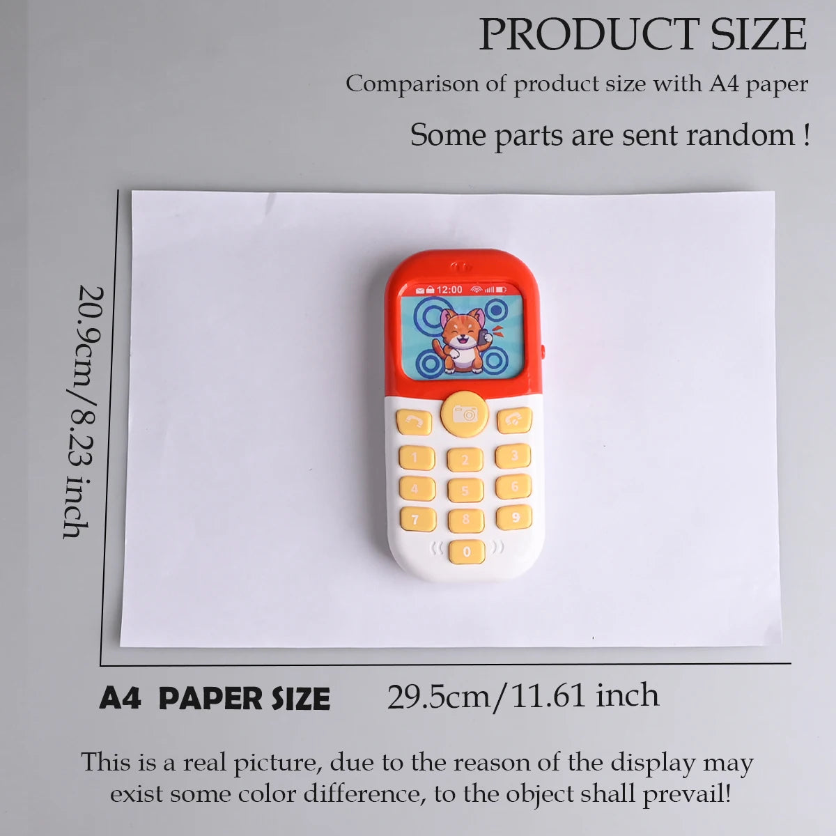 Smartphone toys, baby phone with music and light-up sounds, simulated interaction, makes phone calls, children's gifts, battery not included