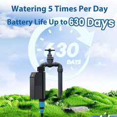 GIRIER Tuya WiFi minuterie d'eau aucun Hub requis minuterie d'arrosage intelligente pour tuyau d'arrosage système d'irrigation goutte à goutte autonomie de la batterie de 2 ans