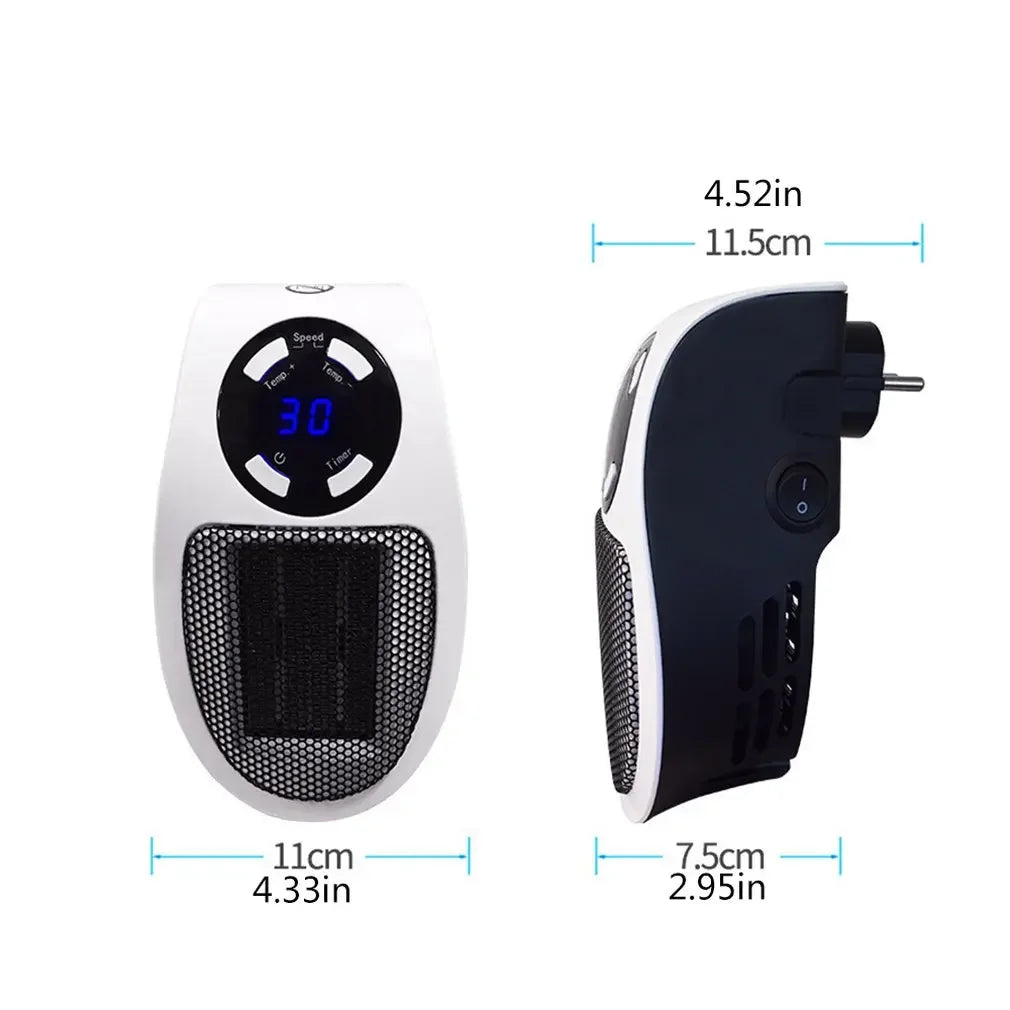 Chauffage Électrique Portable de 500W, Machine Chauffante à Distance, Appareil Ménager, Mini Religieux