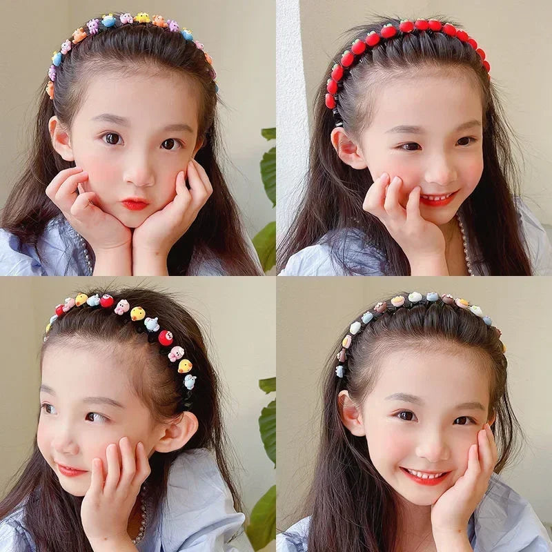 Accessoires de cheveux pour filles cravates bandeaux bande Bandeaux Scrunchie Bandana mode Haarband coréen diadème Cheveux Fille enfants mignon