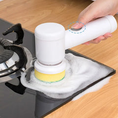 Brosse à livres électrique multifonctionnelle pour la cuisine, épurateur sans fil pour la vaisselle, les casseroles et les casseroles