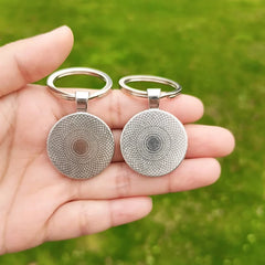 Porte-clés pendentif mauvais œil bleu, amulette turque, cabochon en verre, protection de la clé, bijoux cadeaux