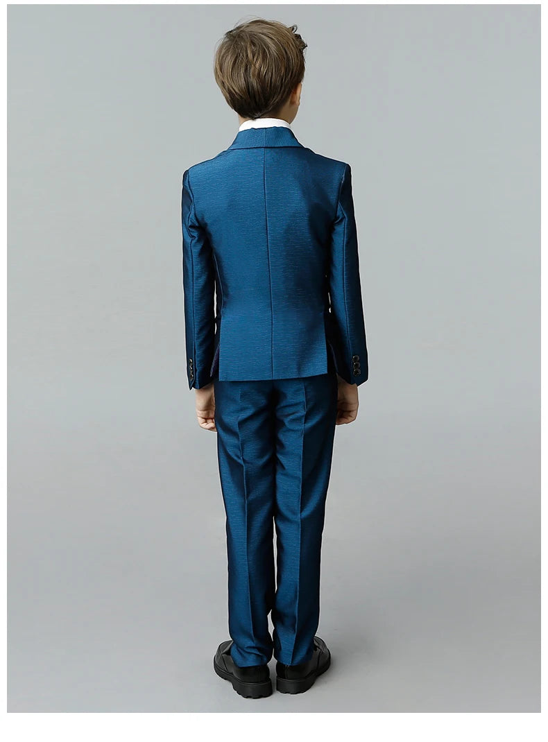 Formal suit for boys, for weddings, white party blazer, trousers, christening outfit, children's suit, prom tuxedo set for men and teenagers