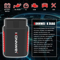 2026 KONNWEI KDIAG système complet Scanner automatique réinitialiser SAS EPB Service ECU programmeur OBD OBD2 outil de Diagnostic de voiture pk Thinkdiag MINI