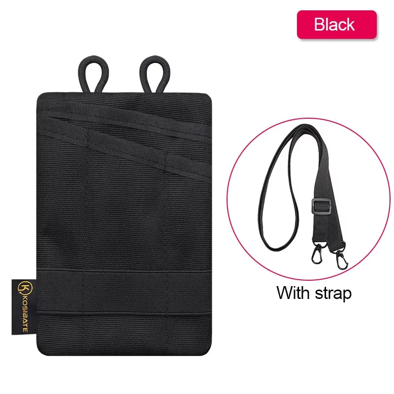 Sac tactique EDC sac portefeuille mini sac de taille clé de carte avec sac de taille camping, randonnée, chasse, pêche, porte-monnaie en plein air