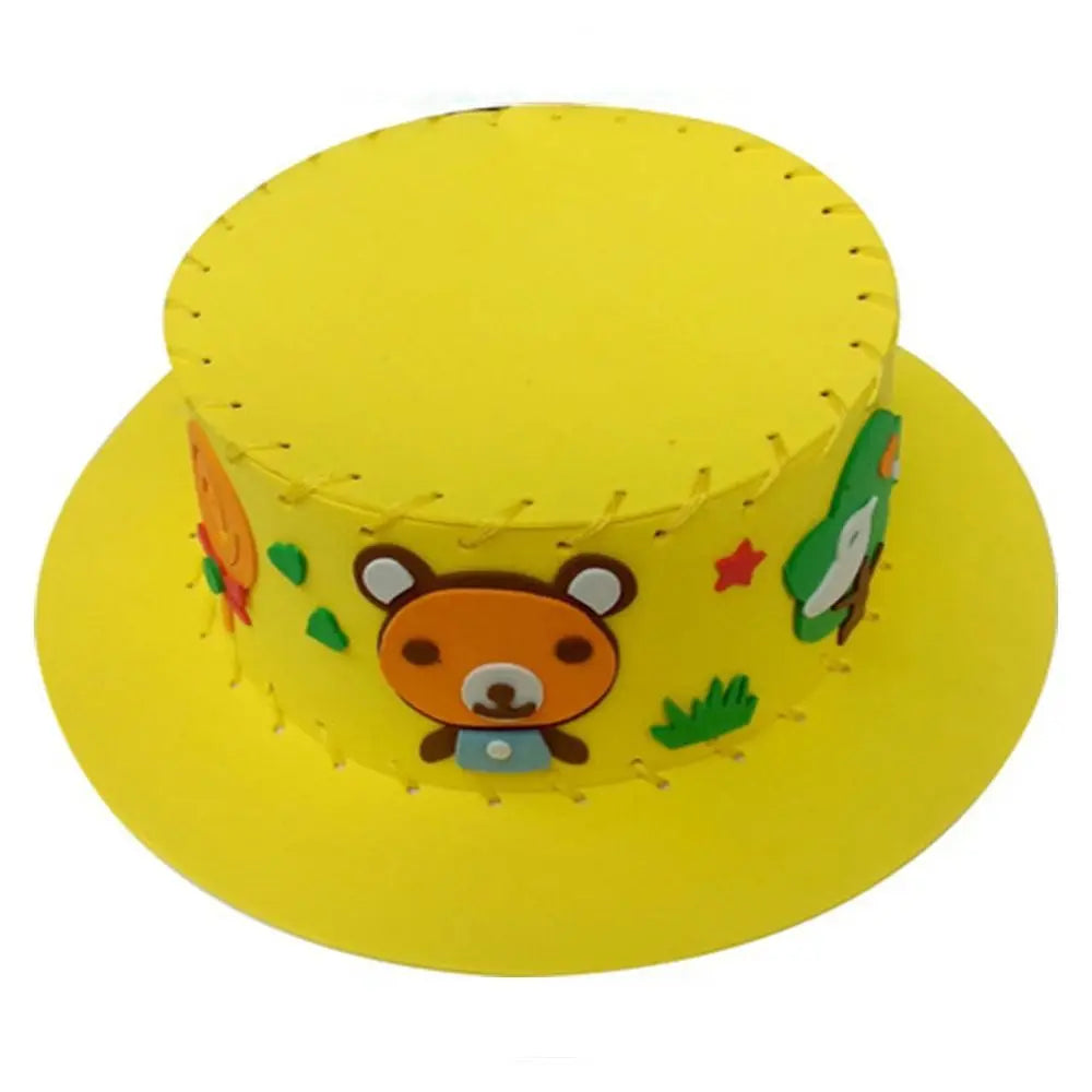 Olighat de couture fait à la main pour enfants, chapeau de dessin animé bricolage, casquette pour enfants, cadeau créatif pour tout-petits