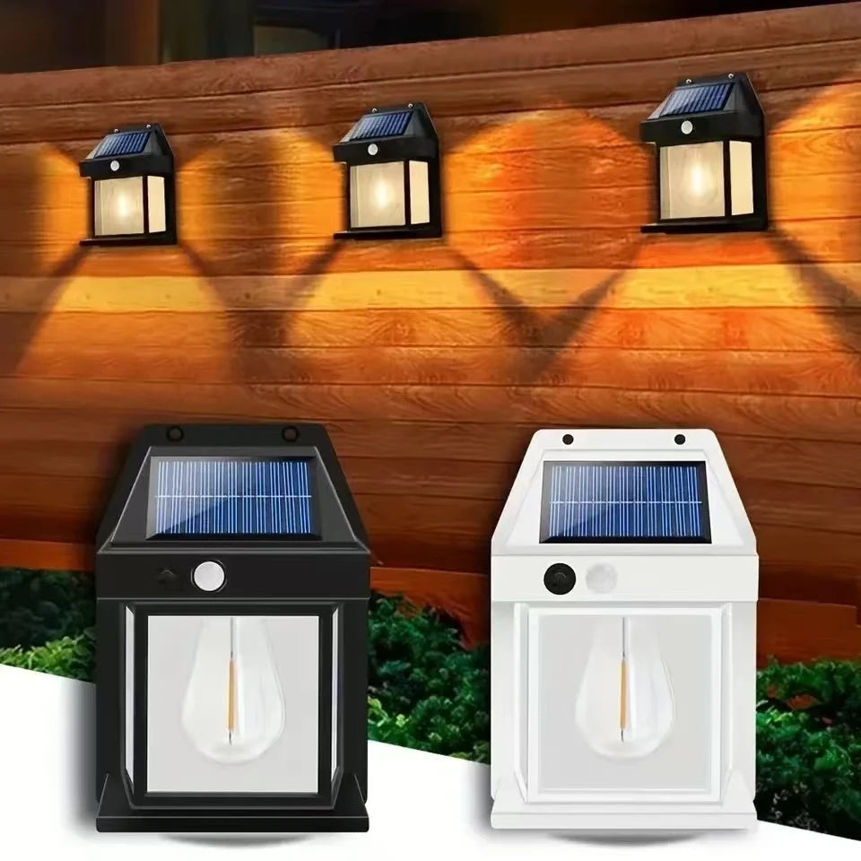 Powerful outdoor solar garden lamp, solar-powered outdoor light, waterproof LED light, outdoor decoration