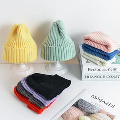 Bonnet au crochet pour nouveau-né, chapeaux d'hiver pour enfants, accessoires de photographie pour tout-petits, trucs chauds pour garçons et filles