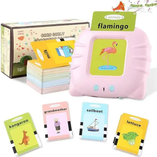 Cartes Flash parlantes d'apprentissage éducatif pour enfants de la maternelle, livre Audio électronique en langue anglaise, jouets pour apprendre les mots anglais