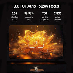 Lenovo Portable 4K projecteur 100M Android 12 WIFI 6 TOF No-Sense mise au point automatique extérieur Full HD projecteur vidéo film Home cinéma