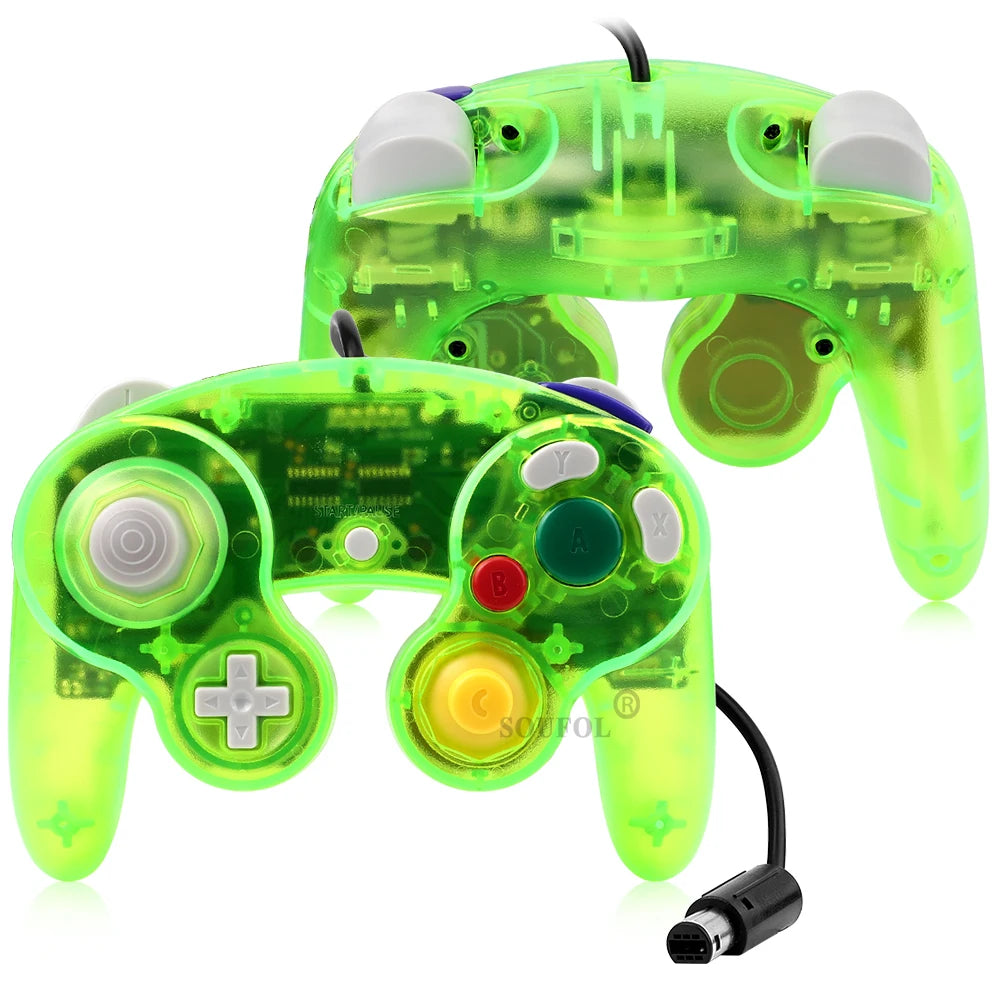Joystick portatif filaire pour contrôleur NGC, pour nintendo pour manettes Gamecube, accessoires de jeu, livraison directe